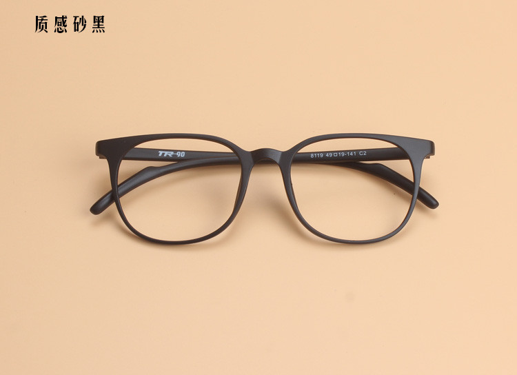 厂家批发超轻TR90眼镜架新款时尚清新简约男女式近视眼镜框AS8119示例图10