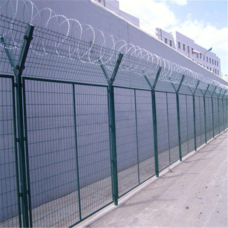 监狱防攀爬网 监狱周界隔离网 监狱安全钢围网