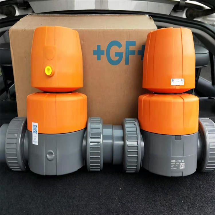 GF品牌 UPVC气动隔膜阀 单作用常闭 常开 PN6