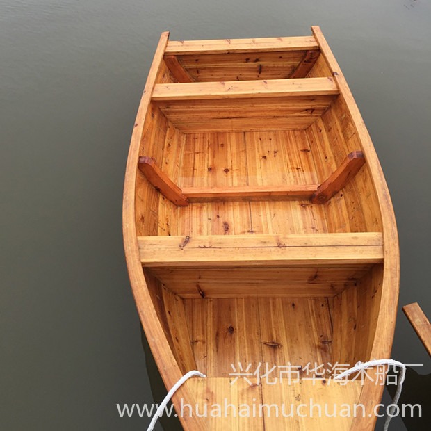 厂家直销手工小木船、尖头船、仿古木船、规格可定制图片