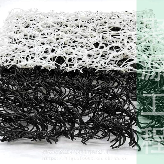 聚丙烯树脂渗排水网板 3公分渗水片材 2公分透水网板 RCP-6730D 5公分网状交织排水板图片
