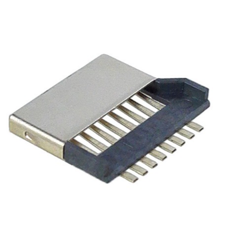 TF卡座 MICRO SD卡座 全新八针贴片 超薄1.5H连接器 批发