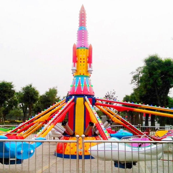 万之利户外大型游乐设施  自控升降飞机儿童旋转飞椅  公园广场电动摆摊玩具图片