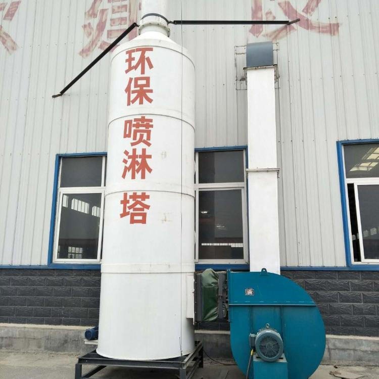 喷淋塔 废气处理设备 喷淋洗涤塔 PP喷淋塔厂家 迈维定制质保一年终身