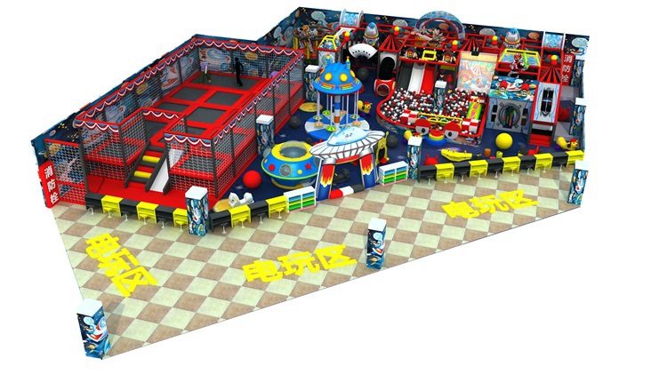 商城游乐场淘气堡 室内百万海洋球池 epp积木 动漫卡通造型城堡示例图32