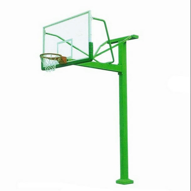 篮鲸固定式篮球架 杭州平箱仿液压篮球架 放液压移动篮球架欢迎订购