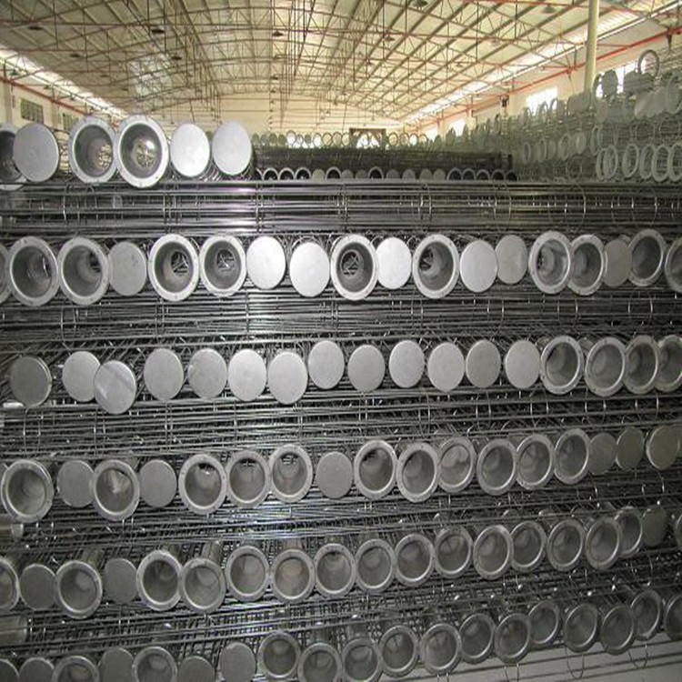 唐山钢厂有机硅袋笼 16根筋带文氏管除尘器骨架 袋式收尘器框架 一次成型焊接无毛刺  韵青图片