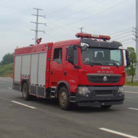 斯太尔5吨水罐消防车,湖北江南消防车厂家价格,江特JDF5163GXFSG50型水罐消防车