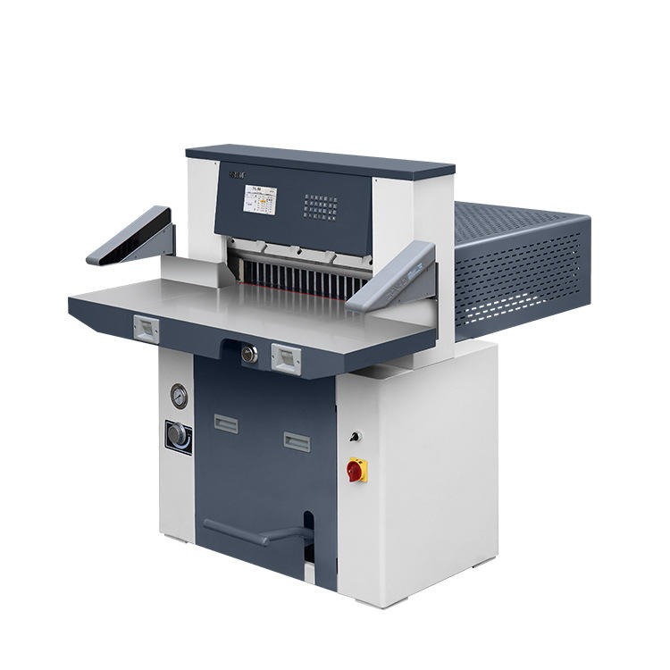 国品 10.4寸670液压伺服程控切纸机 办公用品切纸机 小型裁纸机 厂家报价