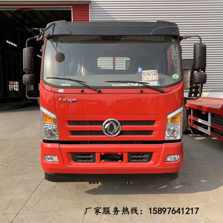 广西东风天锦平板车 挖掘机拖车机械平板运输车价格 程力厂家现车供应 支持分期