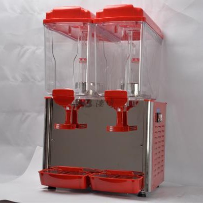 浩博双缸冷热饮料机红色款商用冷饮机制冷制热任意选择 KK360PLR型 厂家批发销售图片