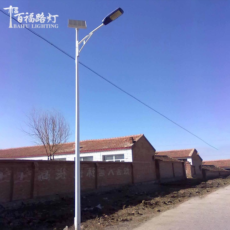 6米led道路照明价格 百福路灯品牌 农村太阳能小路灯厂家
