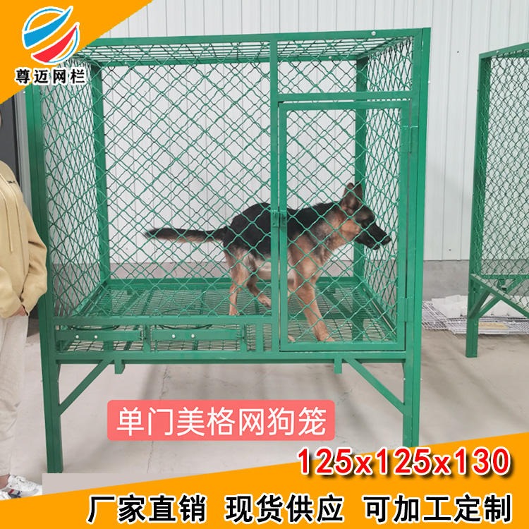 河南狗笼子厂家 尊迈生产供应中大型宠物笼 犬笼现货 犬舍狗笼子价格