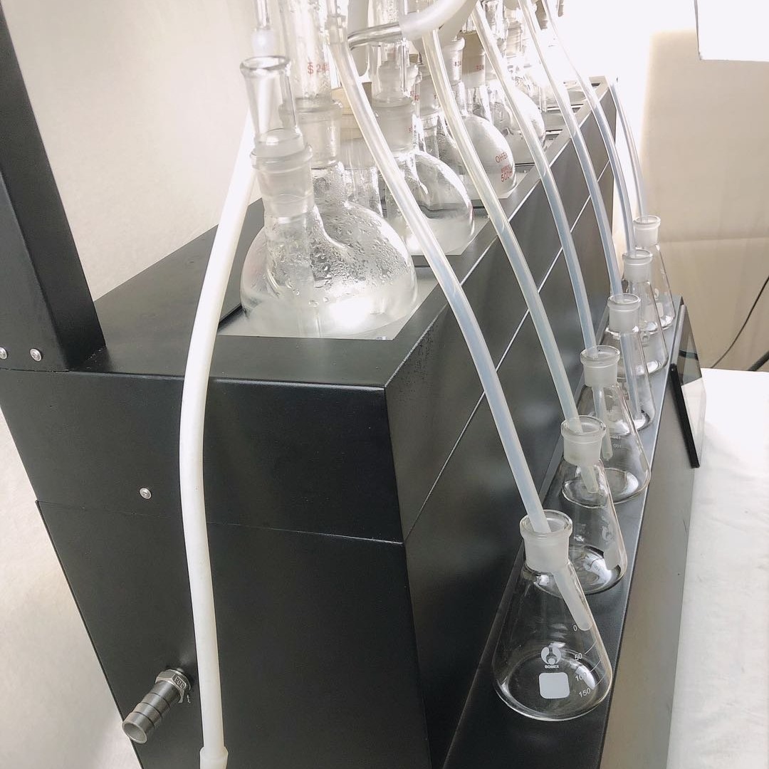 氟化物的水蒸气蒸馏装置 实验室水蒸气蒸馏装置 一体化水蒸汽智能蒸馏仪