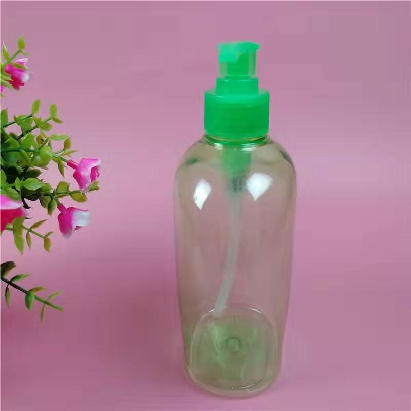 厂家直销 泰昌供应 500ML花香透明 洗手液瓶  PET瓶 按压式洗手液瓶子 包装瓶