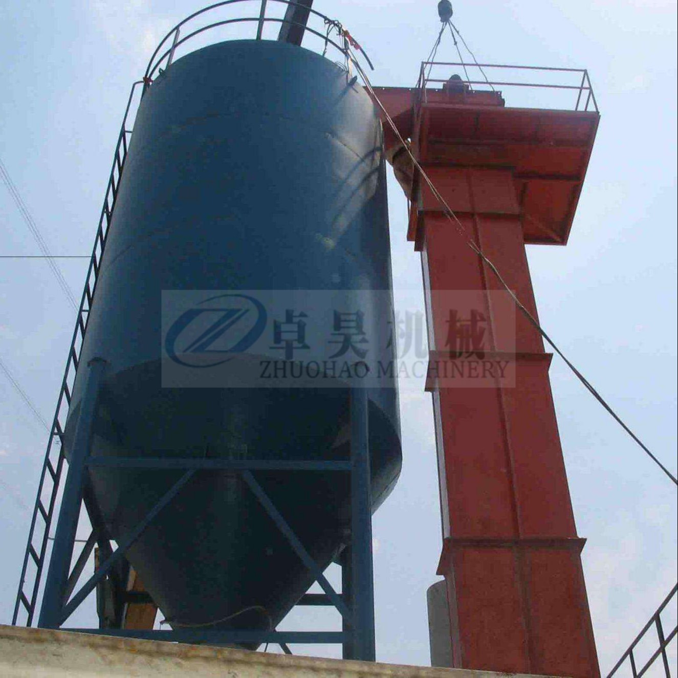 郑州100吨水泥罐生产厂家 100吨水泥仓设备 120t水泥罐价格 立式散装水泥罐设备