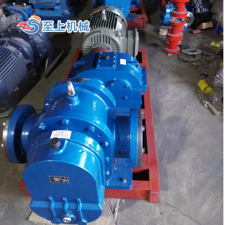 买大流量罗茨泵 高粘度沥青泵 减速机连接罗茨泵找至上机械
