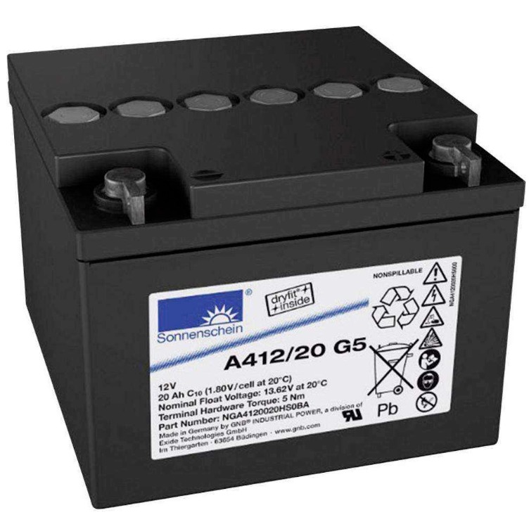 供应德国阳光蓄电池A512/40A精密仪器设备UPS不间断电源12V40ah