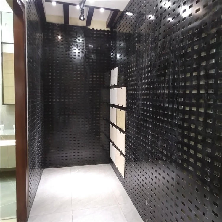 迅鹰穿孔板展示架  800大瓷砖专用铁板孔挂板   带孔瓷砖冲孔板