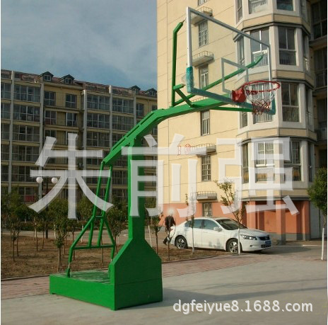 供应体育器材 独臂篮球架 地埋式篮球架 学校篮球架 工厂篮球架示例图6
