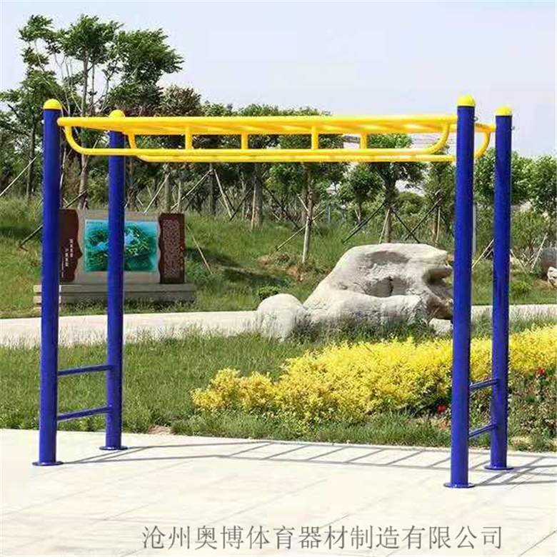青岛公园广场体育运动塑木器材 漫步机 奥博大量现货