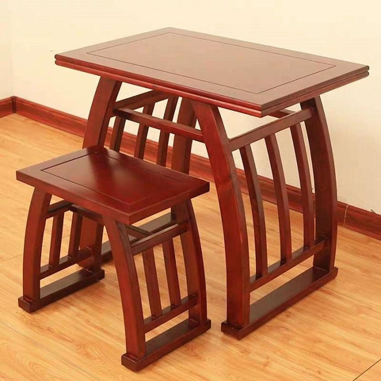 德吉特 古典国学桌厂家 学生实木书桌画案 老榆木办公桌椅 gxz-006