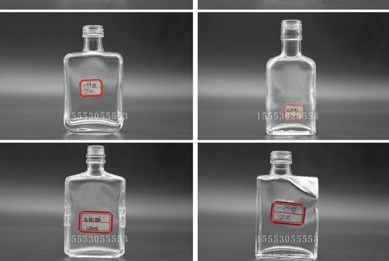 晶白料优质 2两小酒瓶 100ml玻璃瓶 江小白酒瓶 125ml高档l小酒瓶示例图16