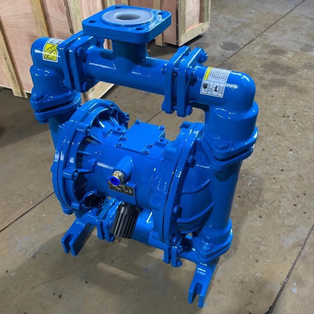 QBK-40衬氟气动隔膜泵  蓝升泵业耐腐蚀气动隔膜泵 耐酸碱气动隔膜泵