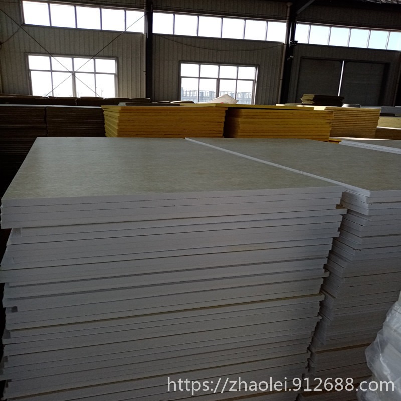 玻纤吸音板价格 学校教室吊顶用岩棉玻纤板吊顶板 600*600白色岩棉吸音板 豪亚工程立体声学吸声板图片