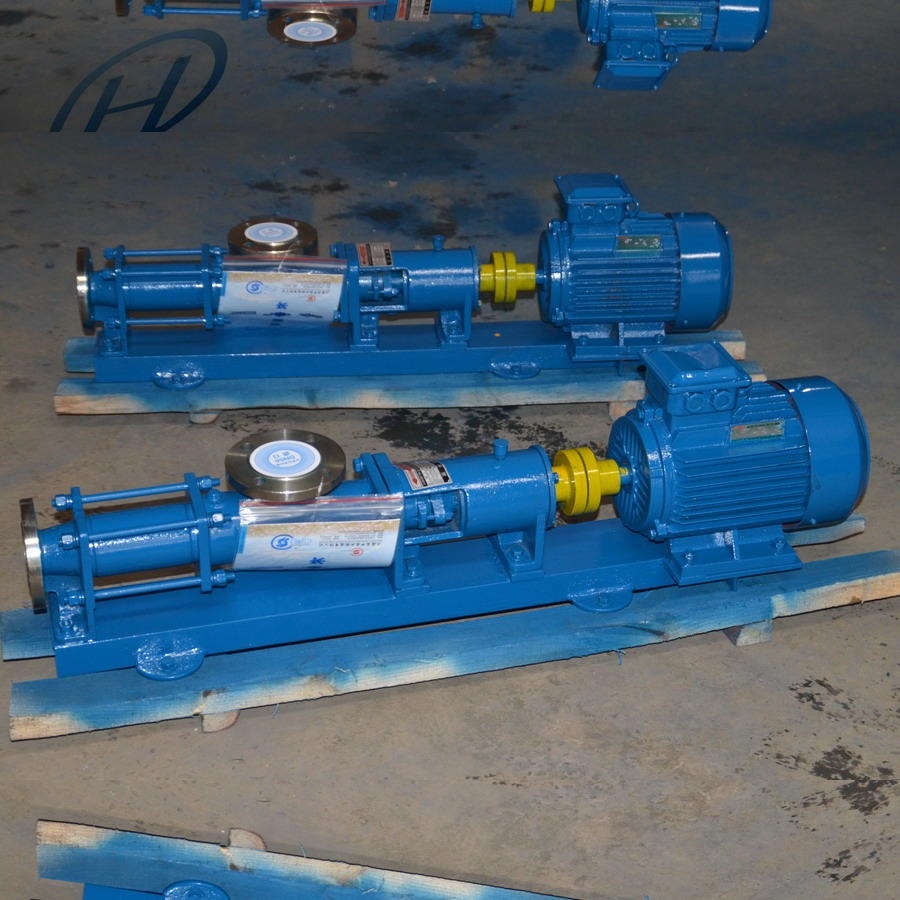 G20-1单螺杆泵 压泥螺杆泵 不锈钢轴压滤机泵图片