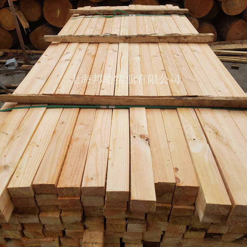 邦皓木业厂家供应花旗松方木 垫木 各种尺寸古建木料