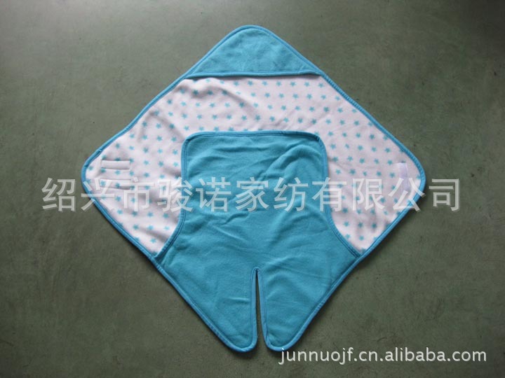 骏诺家纺厂家供应订做双面绒婴儿包裹毯示例图3