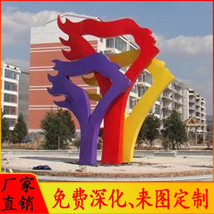 怪工匠 不锈钢户外雕塑 大型景观雕塑 社会主义核心价值观 红色主题雕塑