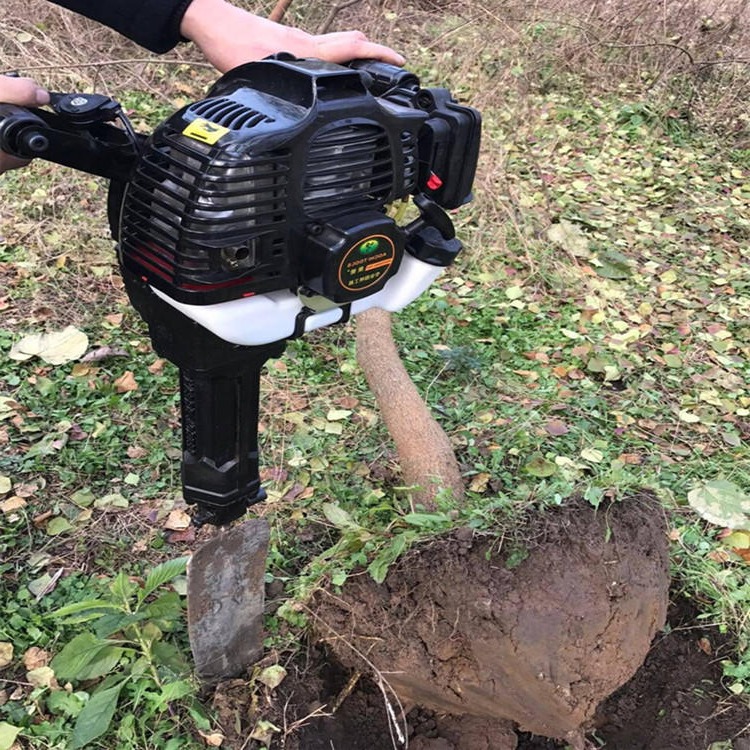 汽油挖树机厂家直销 幼苗移栽机批发零售   汽油挖树机