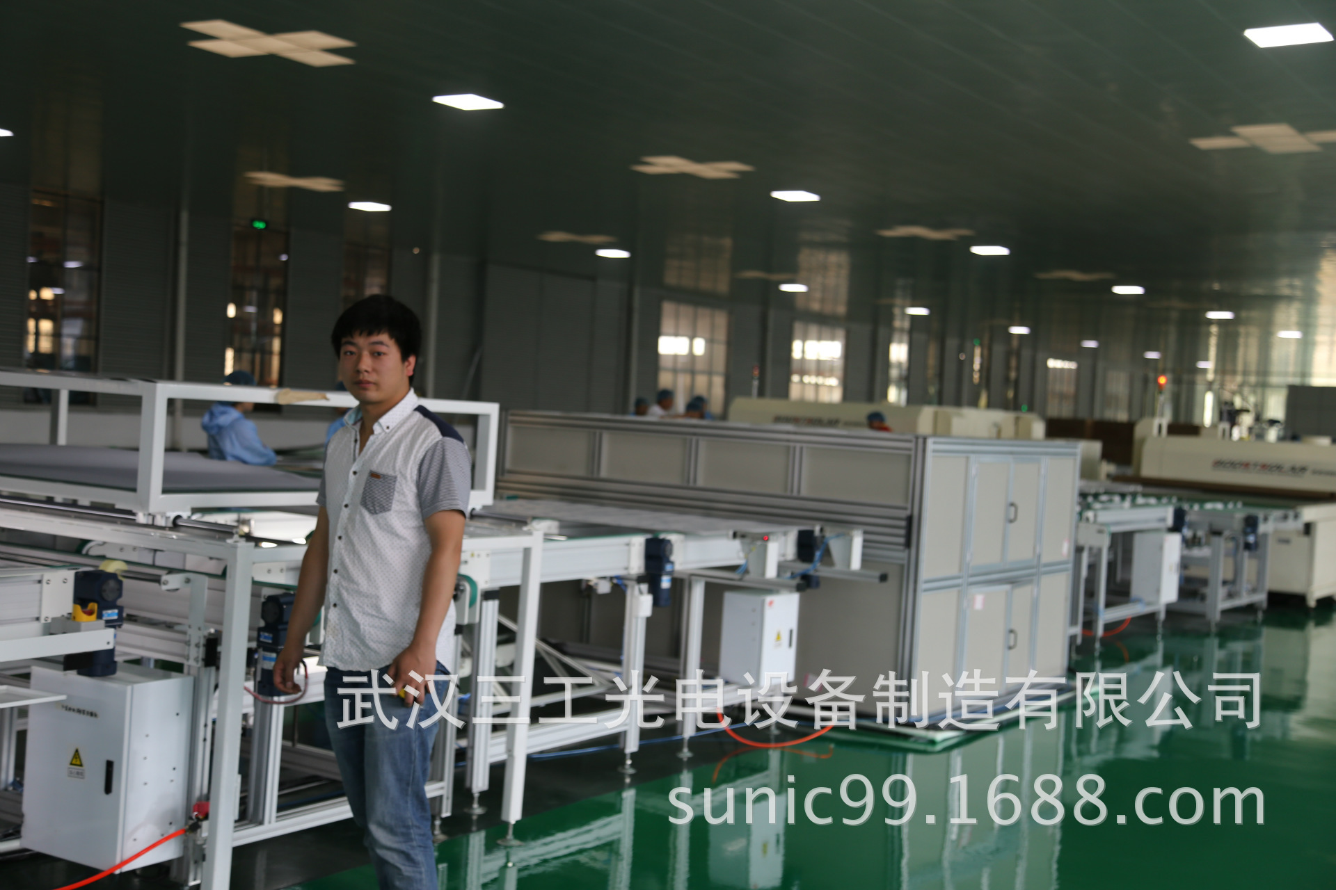 海南省太阳能路灯电池板生产设备|自动化光伏组件生产线示例图7