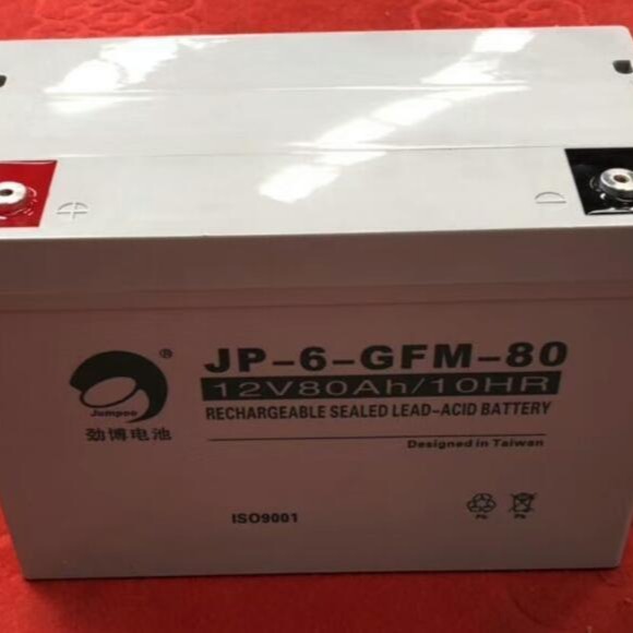 正品劲博电池JP-6-GFM-80 光伏12v80AH太阳能EPS通讯直流屏UPS电源专用