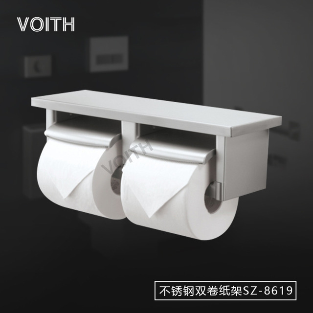 VOITH全铜卫生间卷纸器，SZ-8619卫浴间厕纸盒子图片
