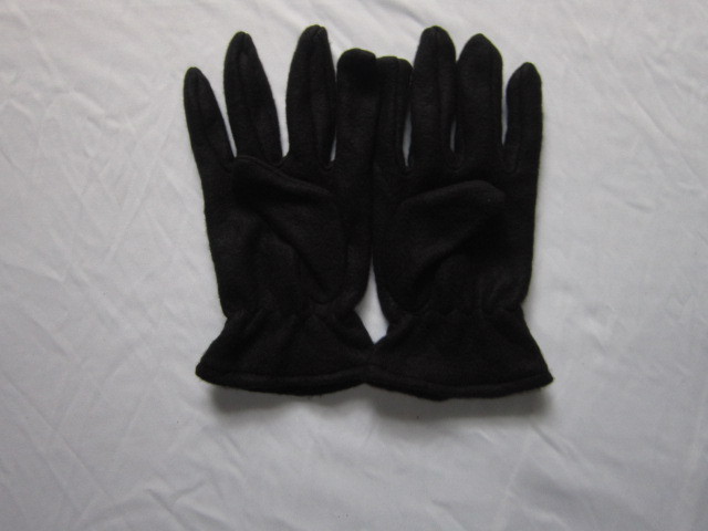 黑色摇粒绒保暖手套示例图31