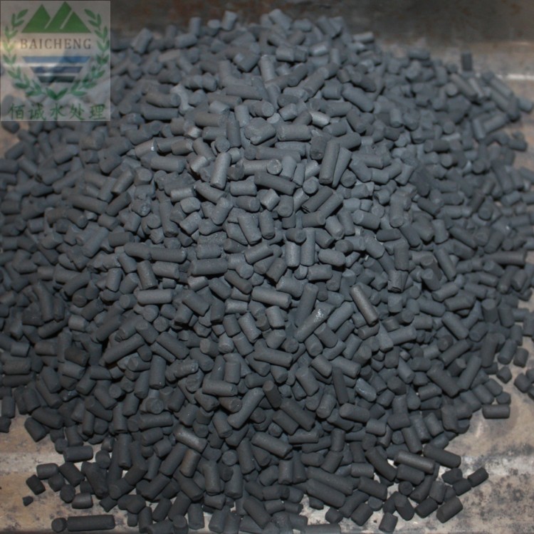 汉川工厂烟气脱硫废气处理用4mm柱状活性炭 佰诚800碘值原生炭全国供货