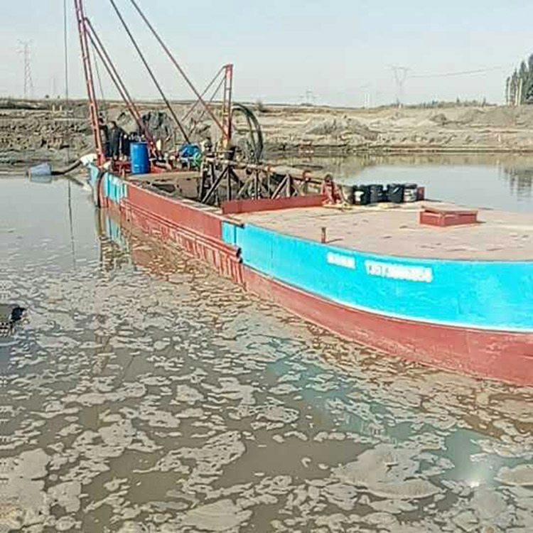 大型抽砂船厂家 鑫浩 钻式抽沙船 产量高 小型抽沙船