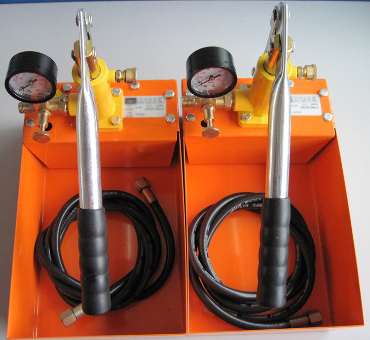 供应10MPA管道手动试压泵 便携式水压试压泵现货 手动加压泵报价示例图6