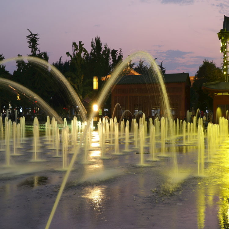 新疆大型音乐喷泉湖中漂浮式喷泉承接各类喷泉工程