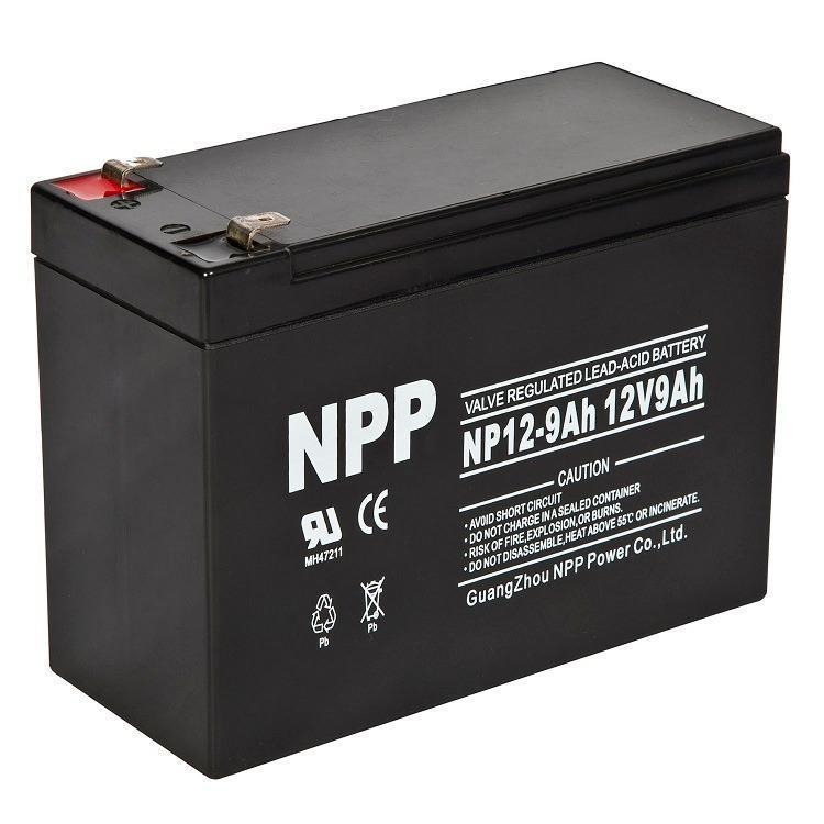 耐普蓄电池NP12-9 铅酸蓄电池12V9AH 消防照明电梯设备专用 现货直销