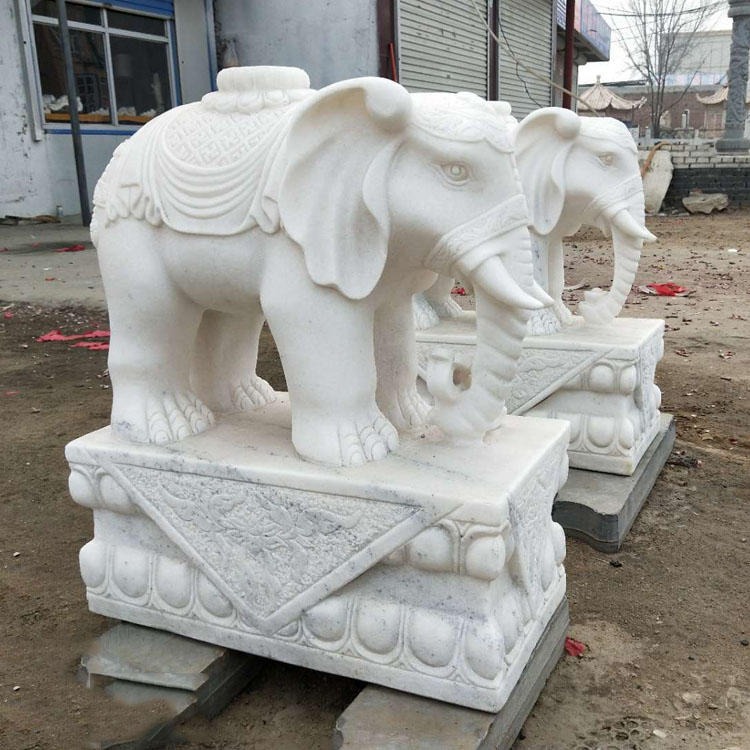 佰盛 石雕小象批发 石雕母子象价格 石头大象雕塑厂家 石雕大象雕刻