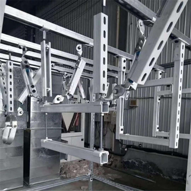 抗震支架 洁盛客 矩形风管抗震支架 厂家直销各种支吊架