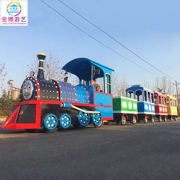 儿童托马斯古典仿真电动小火车 商场儿童小火车游乐设备供应商图片