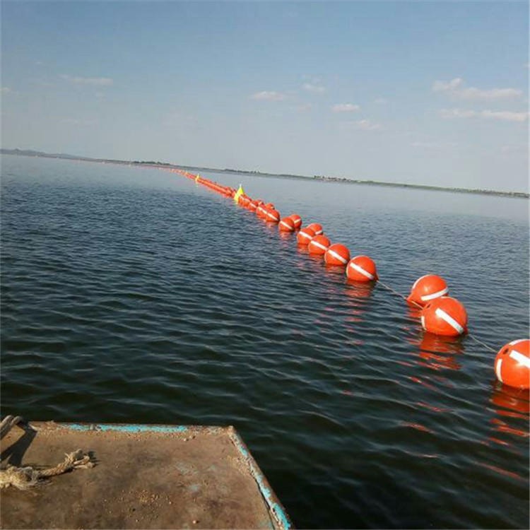 海边围栏浮球，秦皇岛浴场围栏浮标，警戒线浮球