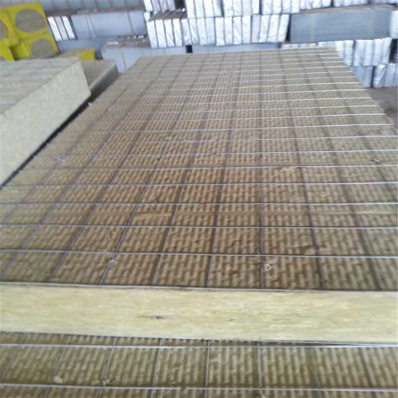 钢网岩棉板 金属网复合保温板 岩棉插丝板生产厂家