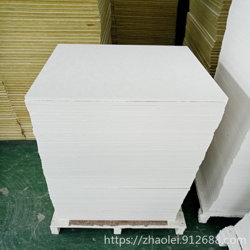 岩棉吸音板价格 岩棉玻纤吸声板a1级防火 豪亚岩棉玻纤板 质量超好图片