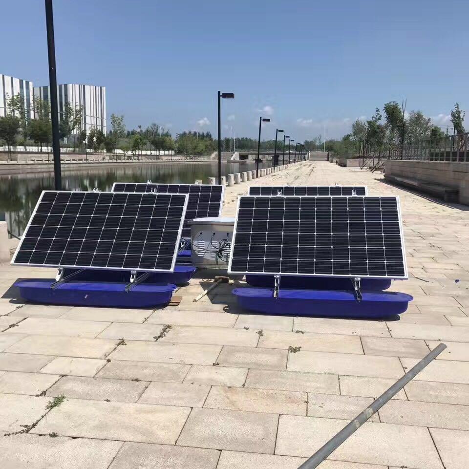 LVJIE/绿节牌不锈钢太阳能曝气机 太阳能推流曝气机 水处理设备